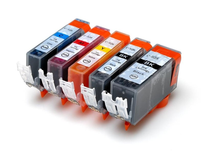 Canon Comp. Ink Cartridges PGI-525 CLI-526 Set for iP4850 MG5250 etc Carousel 2