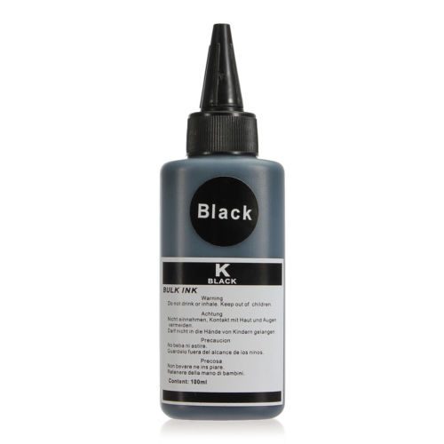 Canon Compatible Dye Refill Ink 100ml Bottle Black Carousel 2