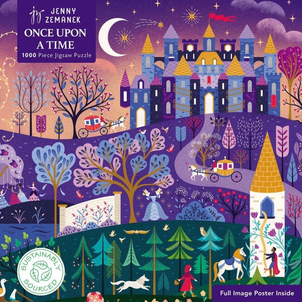 Adult Sustainable Jigsaw Puzzle Jenny Zemanek: Once Upon a Time by Flame Tree St Carousel 1