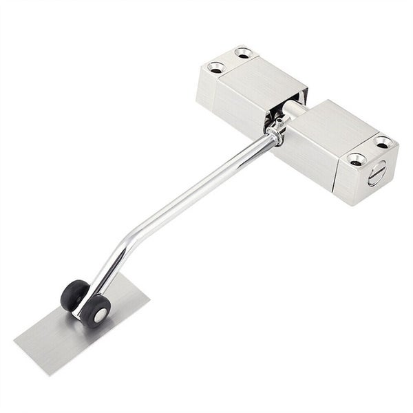 2sets Aluminum Alloy Automatic Spring Door Closer Door Closing Device Can Adjust Carousel 2
