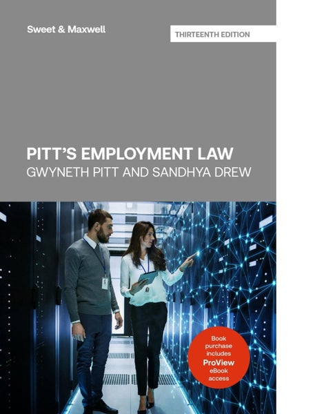 Pitt's Employment Law by Professor Gwyneth Pitt - Paperback Carousel 1