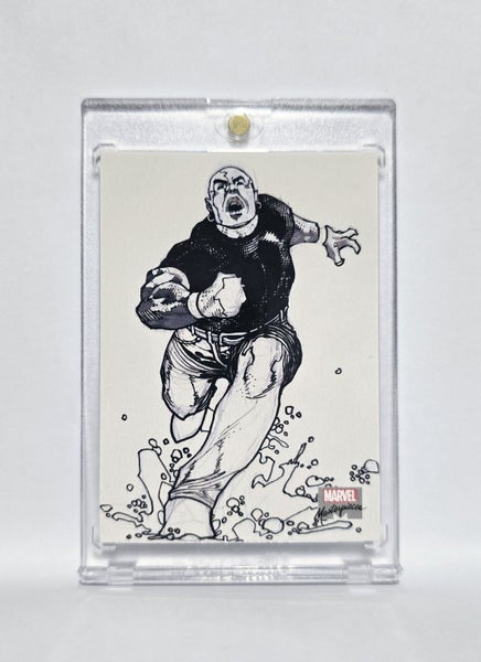 *** LUKE CAGE !! 2018 MARVEL MASTERPIECES PRELIMINARY ART INSERT CARD *** Carousel 1