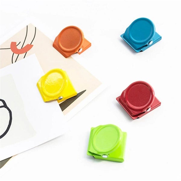 16Pcs Magnetic Clips Fridge Strong Magnet Metal Clamp Note Photo Hanger Holde... Carousel 11