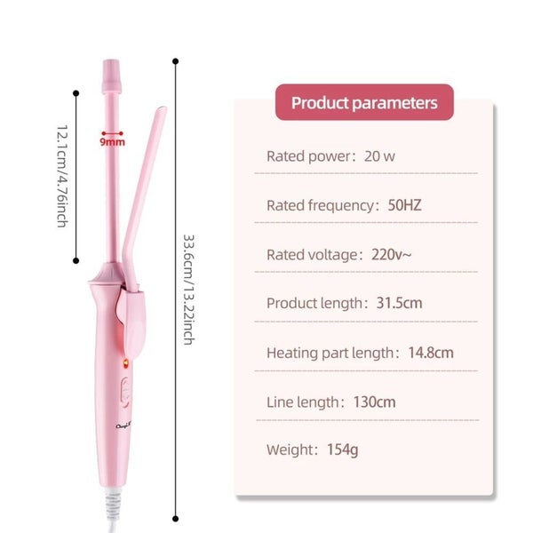 Professional Mini Hair Curling Iron Superfine Salon Styling Tool Carousel 2