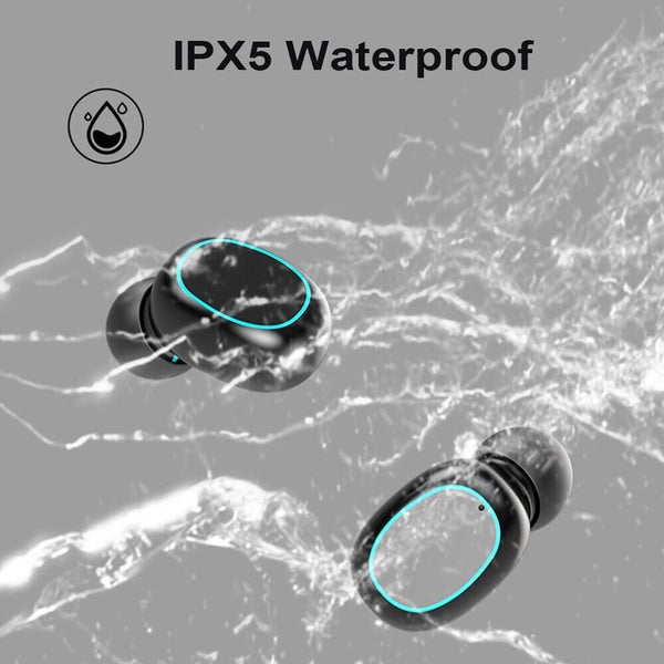 LED Wireless Bluetooth Earphones Headphones Earbuds Waterproof Display for Apple Carousel 2