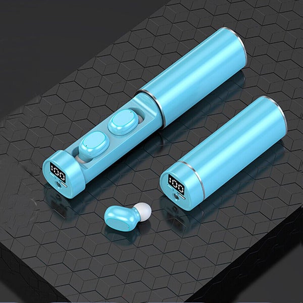 LED Wireless Bluetooth Earphones Headphones Earbuds Waterproof Display for Apple Carousel 13