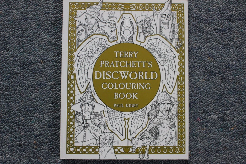 Terry Pratchett’s Discworld adult colouring book Carousel 1