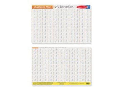 Melissa & Doug - Subtraction Write-A-Mat Bundle of 6 Carousel 1