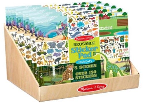 Melissa & Doug CDU (Woody) Stick/Color Pad/L Puzz Carousel 1