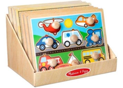 Melissa & Doug CDU (Woody) Stick/Color Pad/L Puzz Carousel 2