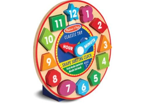 Melissa & Doug - Wooden Shape Sorting Clock Carousel 5