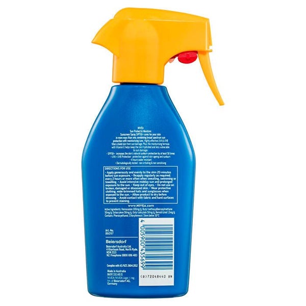 Nivea Sun Spray Protect And Moisture Spf50+ 300ml/10.1oz Carousel 2