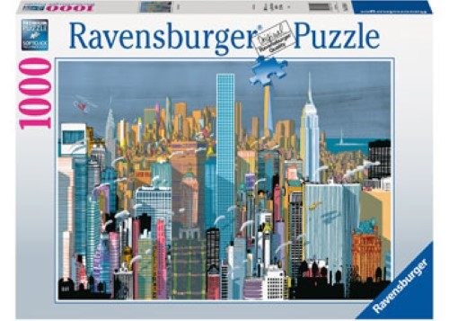 Puzzle - Ravensburger- I am New York 1000p Carousel 1
