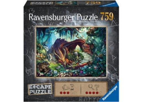 Puzzle - Ravensburger- ESCAPE 17 Dragon 759p Carousel 1