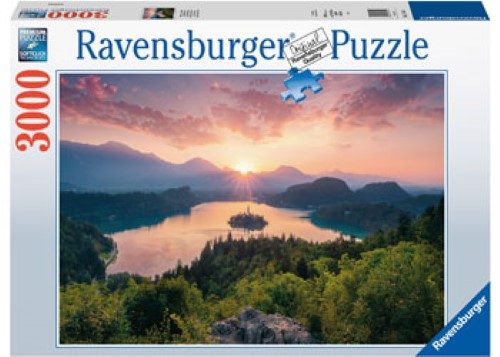 Puzzle - Ravensburger- Lake Bed Slovenia 3000p Carousel 1