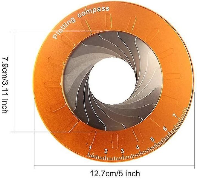 Circle Drafting Tool, Adjustable Flexible Rotating Aluminum Alloy Drafting Circl62970071738754112
