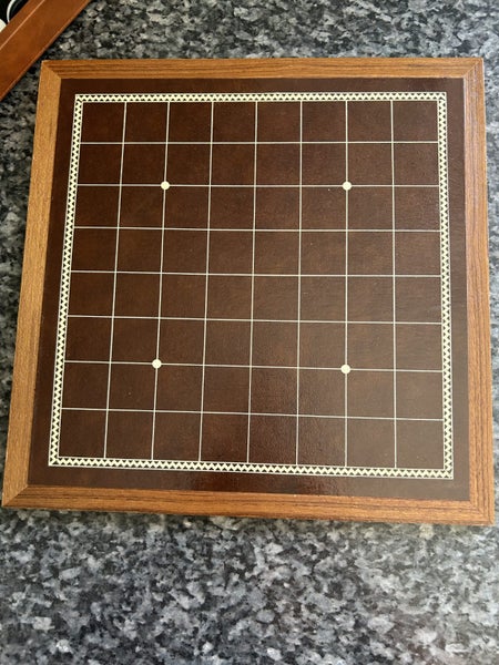 Vintage 80s Backgammon, Chess and Goban Set in Classic Deluxe Brown Briefcase Carousel 12