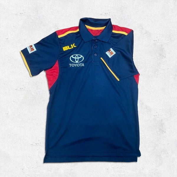 BLK SPORTS ADELAIDE CROWS MEDIA POLO 2017 (7XL) NAVY Carousel 1