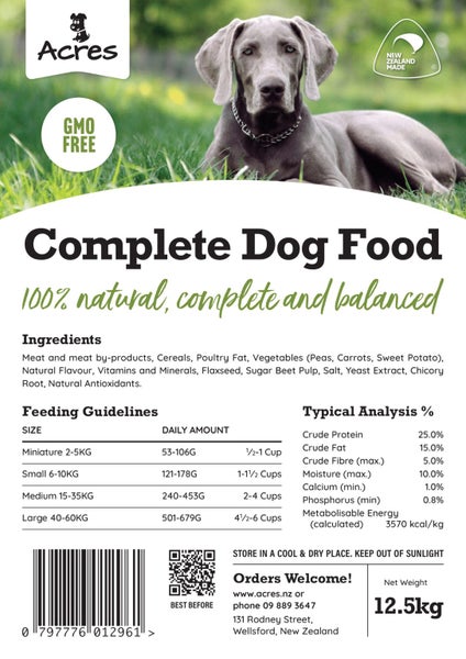 Acres Complete Dog Food - 1kg Carousel 2