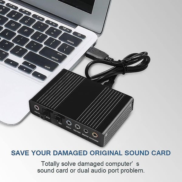 Usb 2.0 External Sound Card 6 Channel 5.1 Surround Optical S/pdif Audio Sound Ca Carousel 1