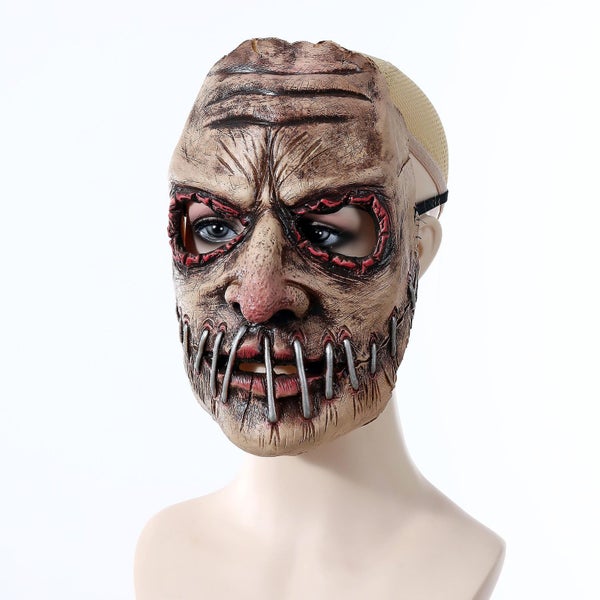 Halloween Party Horror Mask: Latex Ghost Festival Soft Realistic Headgear Costum Carousel 1
