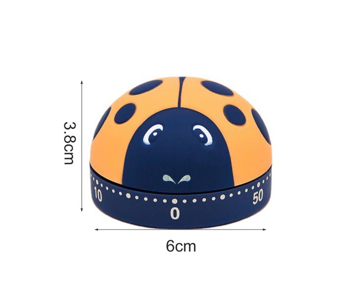 Clock Alarm 360 Degree Rotating Nice-looking Plastic Mechanical Countdown C Carousel 2