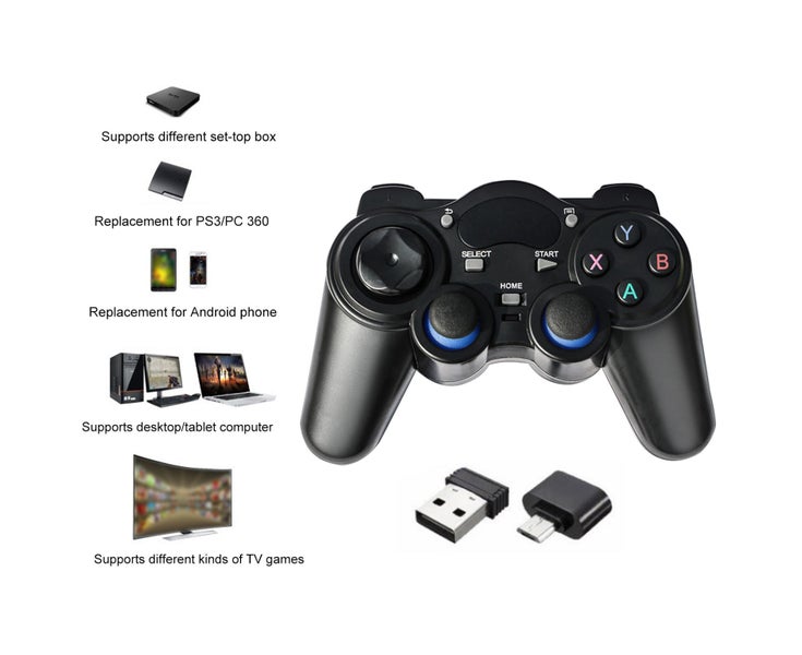 Cordless Game Handle Portable Comfortable Ergonomics Gaming Controller Game Carousel 6