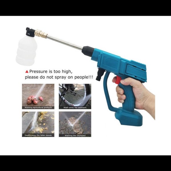 Cordless Electric High Pressure Water Spray Gun Car Washer W/ Battery Set Carousel 1