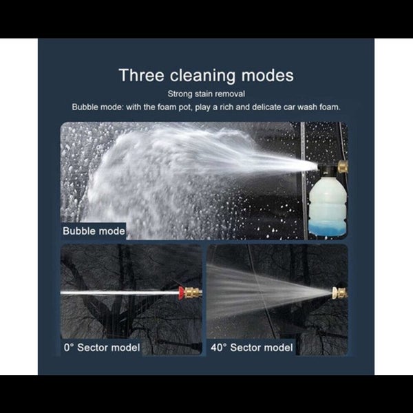 Cordless Electric High Pressure Water Spray Gun Car Washer W/ Battery Set Carousel 2