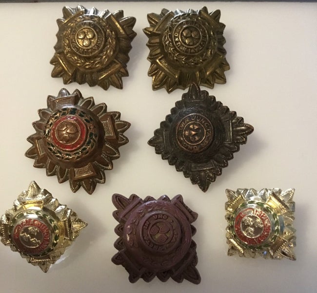 Group Of Military Epaulette Pips Carousel 1