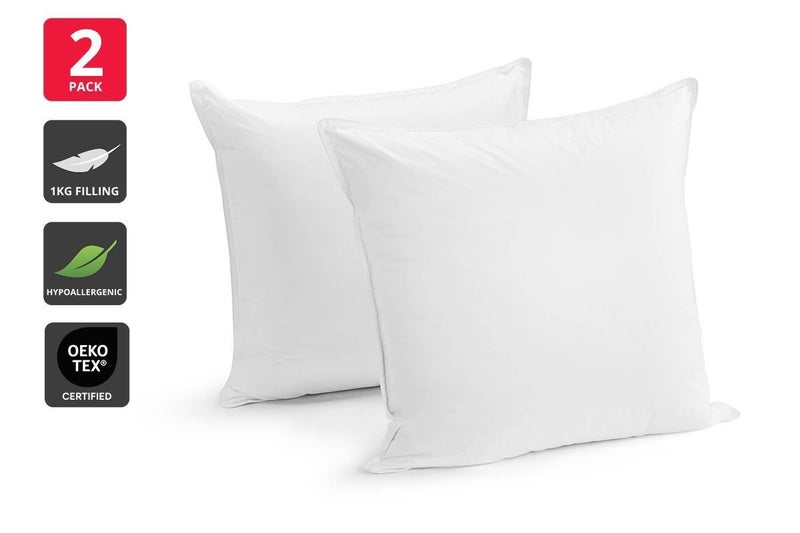 Set of 2 Ovela Microfibre European Pillows, OVPILMFBP2A Carousel 1