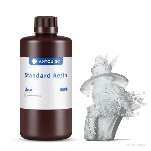 Anycubic 3D Printing Resin 1kg - Clear Carousel 1