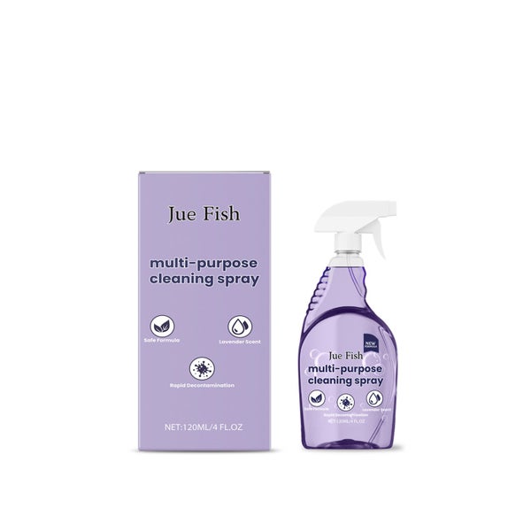 120ml Jue Fish Multi-purpose Kitchen Cleaning Spray Oil Dirty Stain Cleaner Carousel 1