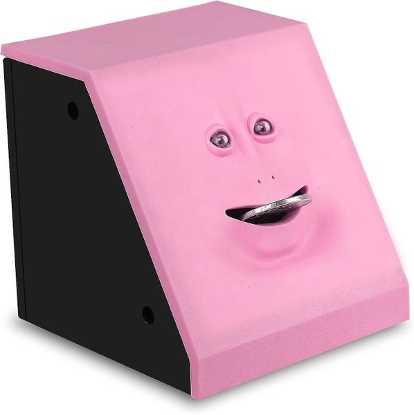 Face Bank Coin Grocery Saving Bank Kids Saving Money Collection Piggy Bank (pink Carousel 1