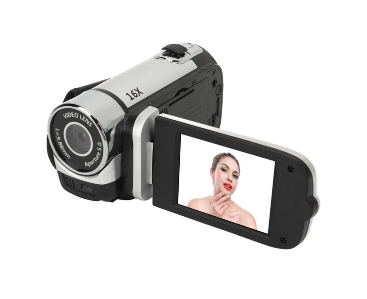 D90 1080P 16MP Digital Camera 2.4 Inch Rotatable Screen Camcorder 16X Zoom Carousel 2