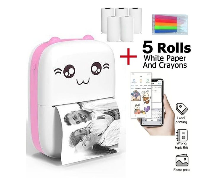 Mini Printer, Pocket Printer, Portable Bluetooth Thermal Printer, Mobile Ph Carousel 1