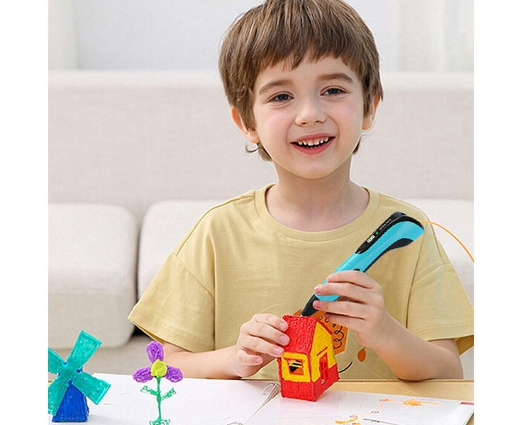 20 colors3M PLA Filament Kid's 3D Pen 3D Drawing Printing Pen with LCD S Carousel 2