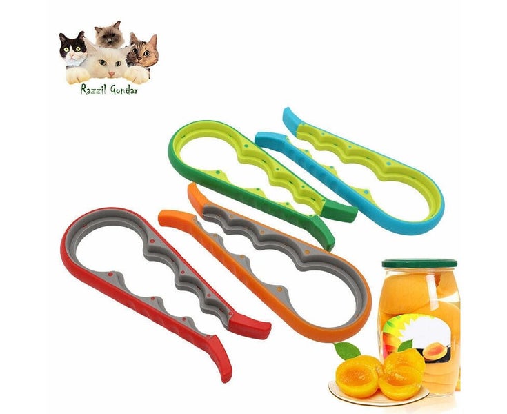 4pcs Jar Opener Bottle Lids OpenerinMultiple Sizes Best for Seniors Multi- Carousel 2