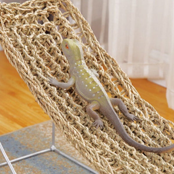 Reptile Hammock Basking Platform Dragon Lounger Bearded Hanging Swing Lizard Carousel 2