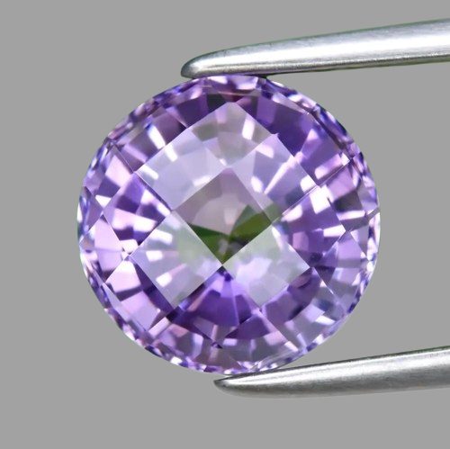 2.33CT EXCELLENT ROUND CUT 100% NATURAL PURPLE AMETHYST Carousel 1
