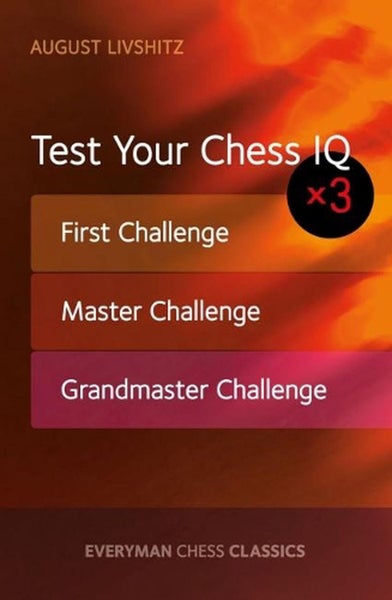 Test Your Chess IQ x 3 by August Livshitz - Paperback Carousel 1
