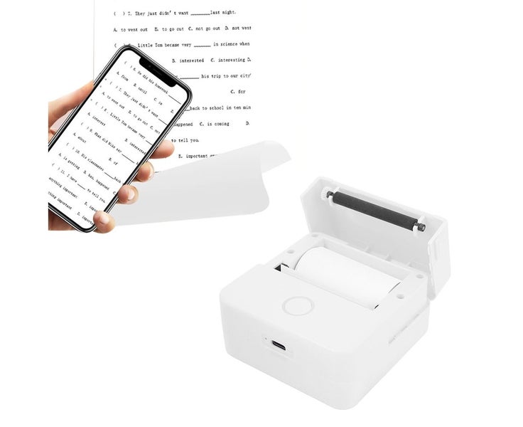 Mini Pocket Wireless Thermal Printer Bluetooth Photo Inkless Sticker Printe Carousel 1