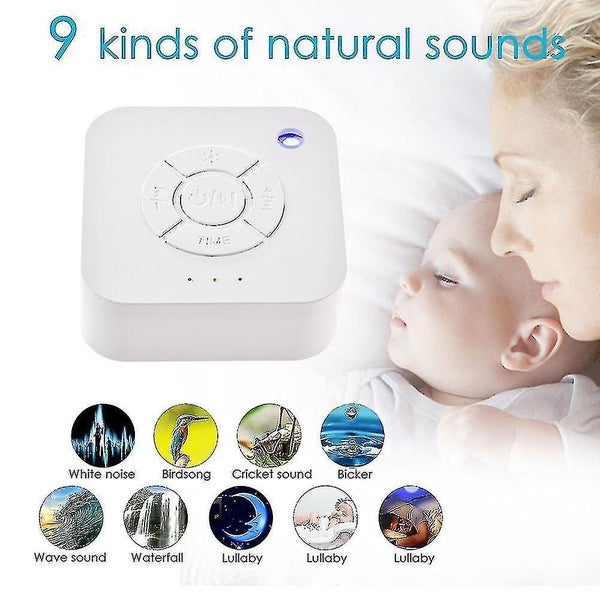 White Noise Machine Usb Rechargeable Timed Shutdown Sleep Sound Machine For Slee Carousel 2