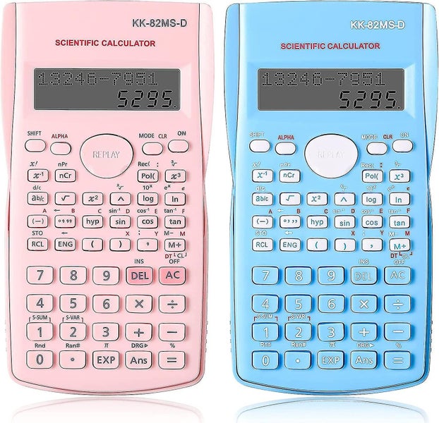 Set of 2 Portable Scientific Calculators - Functional Engineering Calculator wit Carousel 1