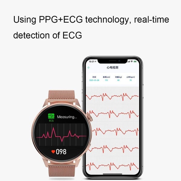 1.36 Inch Hd Screen Smart Call Watch With Nfc Function - Black Silicone Carousel 7