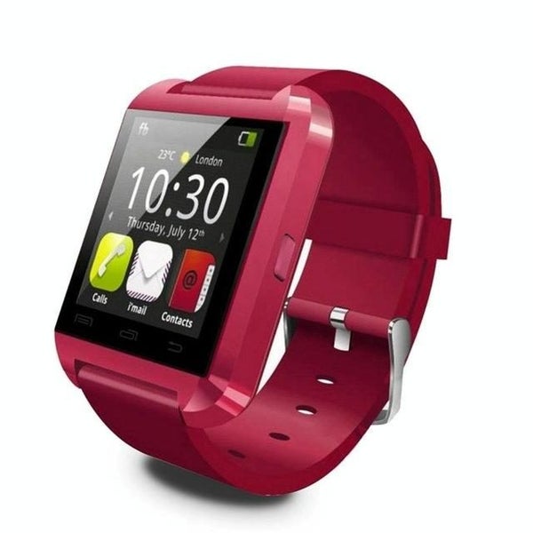 Portable Multifunctional Bluetooth V3.0 + Edr Smart Wrist Watch Red Carousel 1