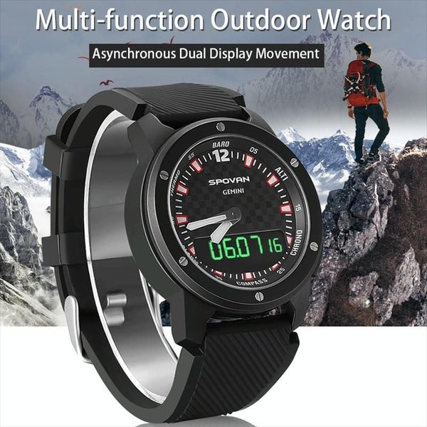 Gemini Outdoor Mountaineering Altitude Barometric Waterproof Sports Watch Carousel 2