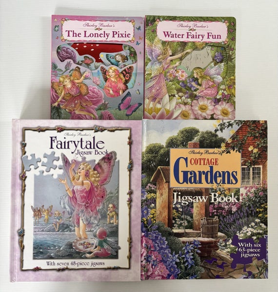 Shirley Barber - Jigsaw Books x2 & board Story Books Carousel 1
