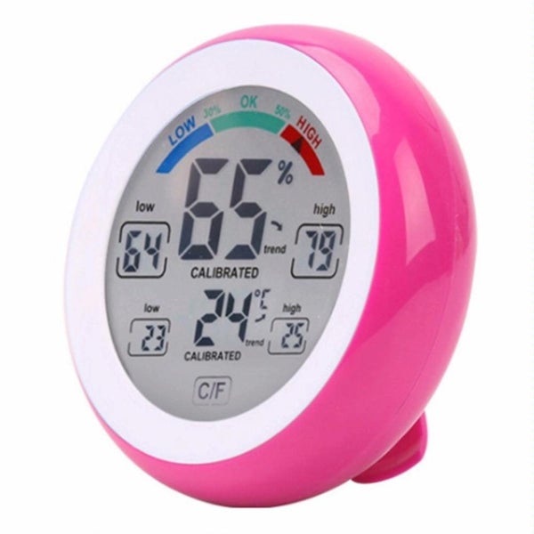 Digital Thermometer Hygrometer Multifunctional Trend Display C / F Unit Carousel 1