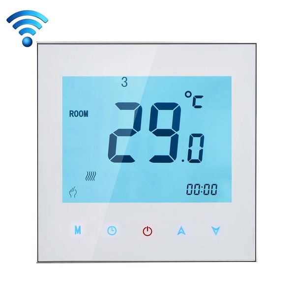 Wifi Touch Thermostat For Heating 16A Load Lcd Display Sensor Clock Temp Week Carousel 1